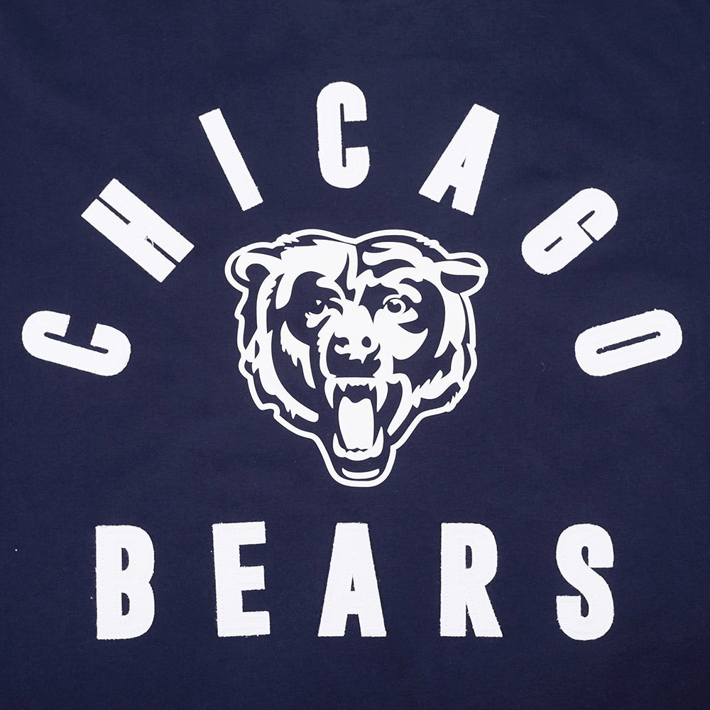 NFL CHICAGO BEARS T-SHIRT À MANCHES COURTES POUR HOMME (MARINE MINUIT)