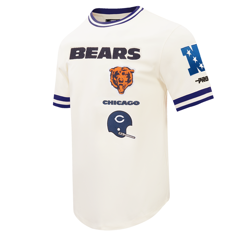 NFL CHICAGO BEARS RETRO CLASSICS MEN'S SHIRT (EGGSHELL/ MIDNIGHT NAVY)
