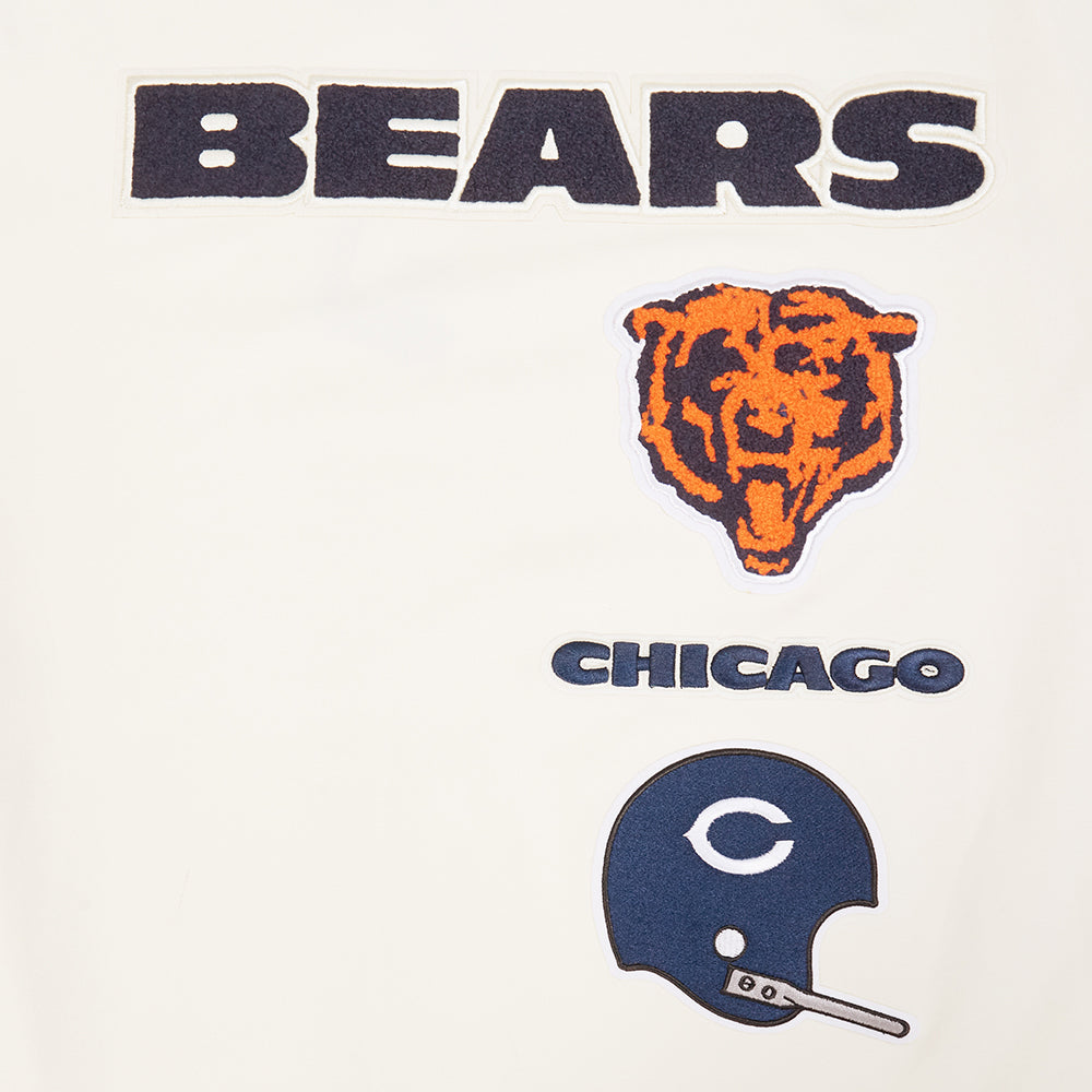 NFL CHICAGO BEARS RETRO CLASSICS MEN'S SHIRT (EGGSHELL/ MIDNIGHT NAVY)