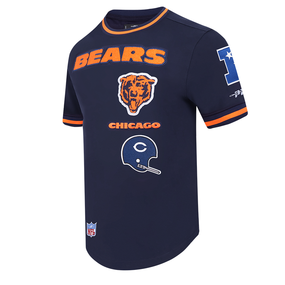 NFL CHICAGO BEARS RETRO CLASSICS MEN'S SHIRT (MIDNIGHT NAVY/ORANGE/MIDNIGHT NAVY)