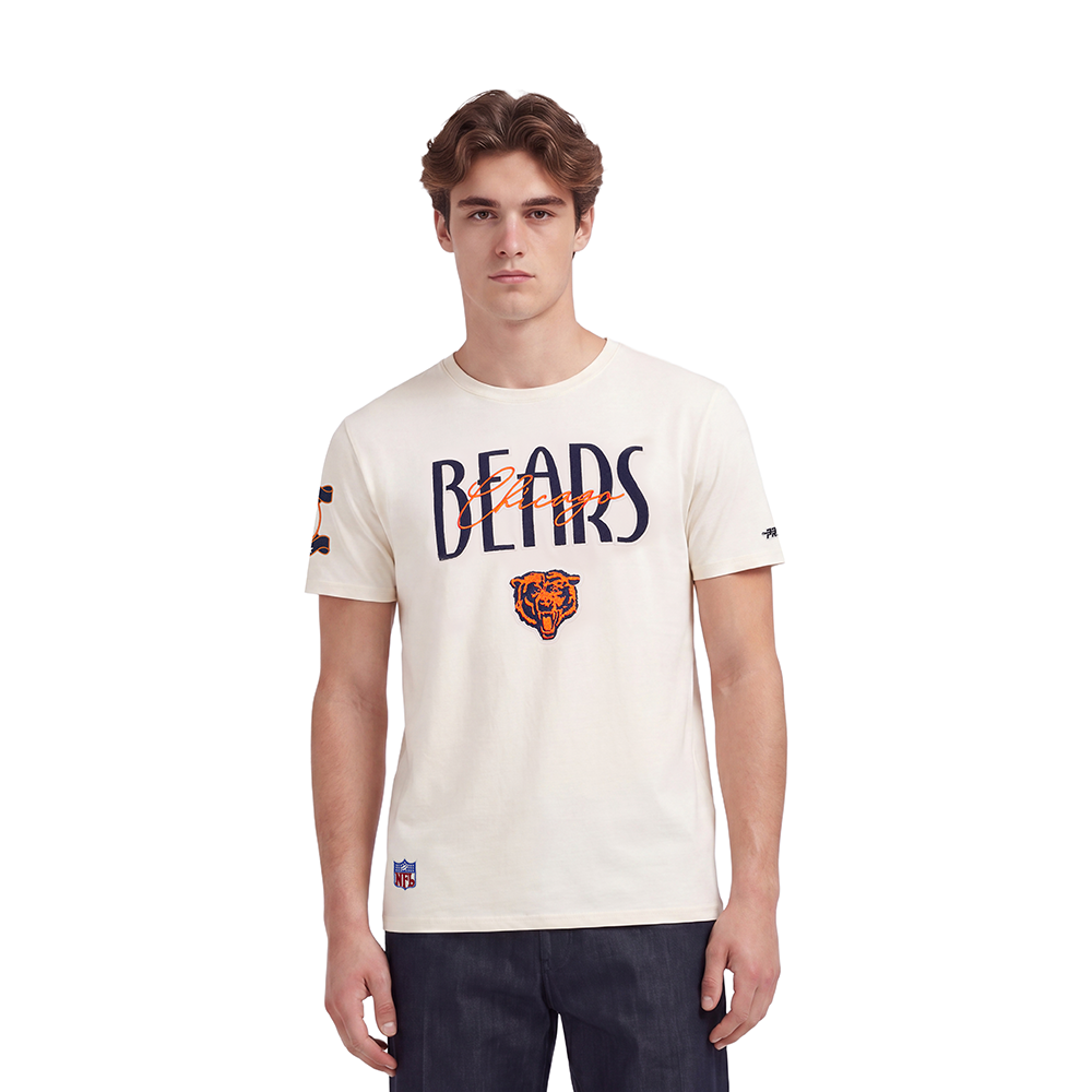 NFL CHICAGO BEARS ORIGINAL PLAYERS T-SHIRT À MANCHES COURTES POUR HOMME (COQUILLE D'ŒUF)
