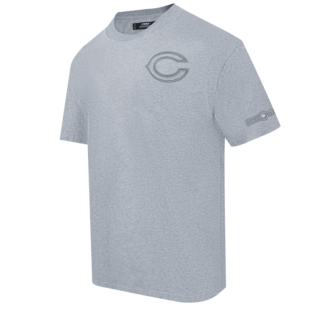 NFL CHICAGO BEARS NEUTRAL MEN'S DROP SHOULDER TEE (DARK HEATHER GRAY)
