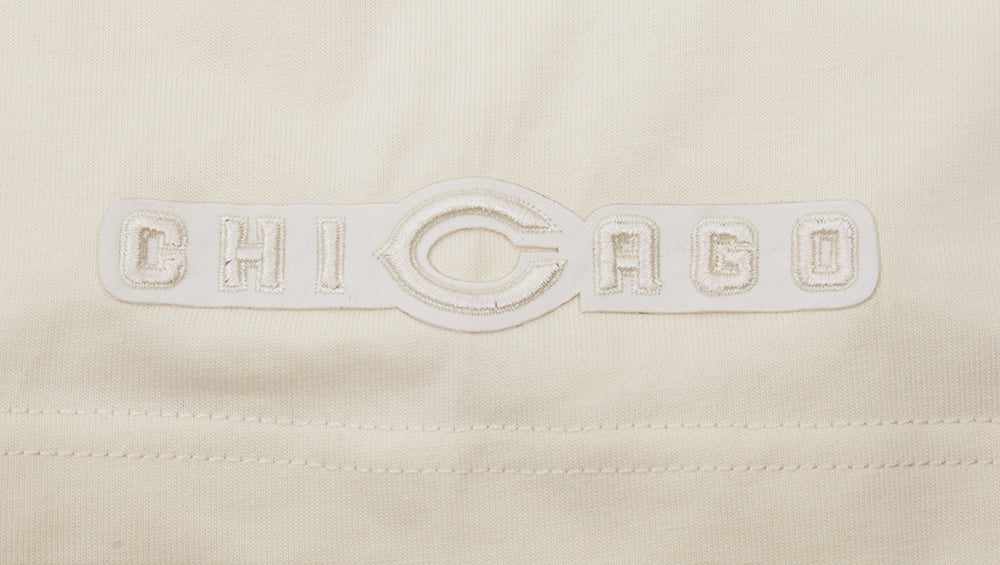 NFL CHICAGO BEARS NEUTRAL T-SHIRT EN JERSEY DE COTON À ÉPAULES TOMBANTES (COQUILLE D'ŒUF)