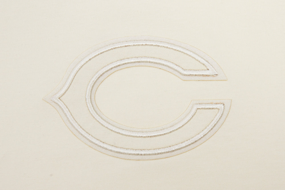 NFL CHICAGO BEARS NEUTRAL T-SHIRT EN JERSEY DE COTON À ÉPAULES TOMBANTES (COQUILLE D'ŒUF)