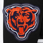 NFL CHICAGO BEARS DIY PICK STITCH MEN'S DOUBLE KNIT 2.0 SHORT (BLACK)