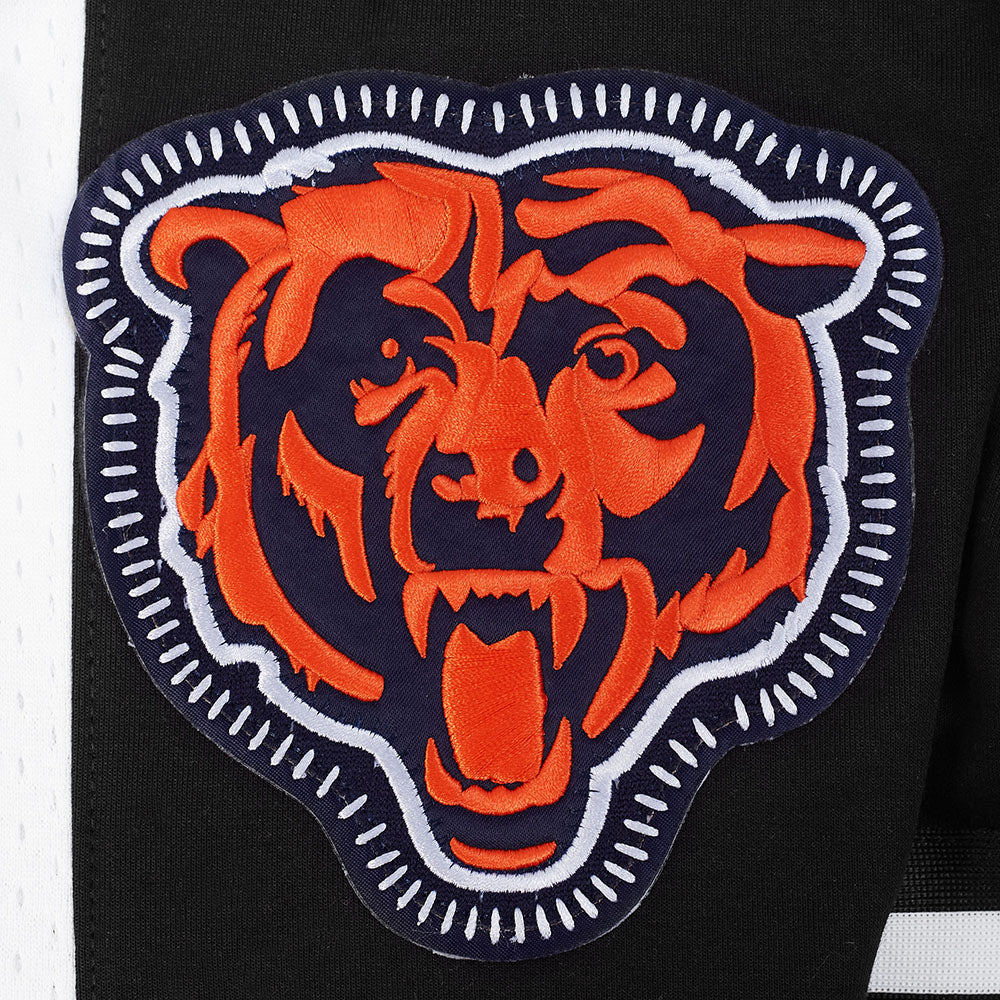 NFL CHICAGO BEARS DIY PICK STITCH MEN'S DOUBLE KNIT 2.0 SHORT (BLACK)
