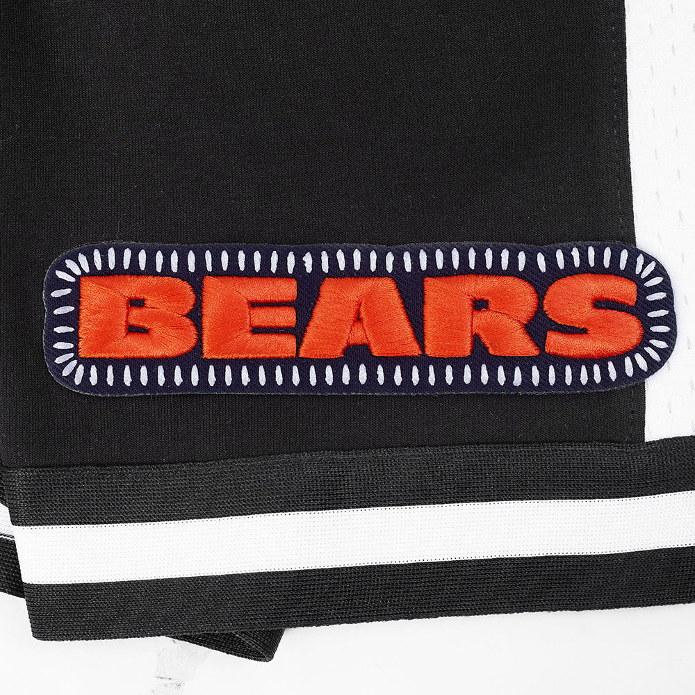 NFL CHICAGO BEARS DIY PICK STITCH MEN'S DOUBLE KNIT 2.0 SHORT (BLACK)