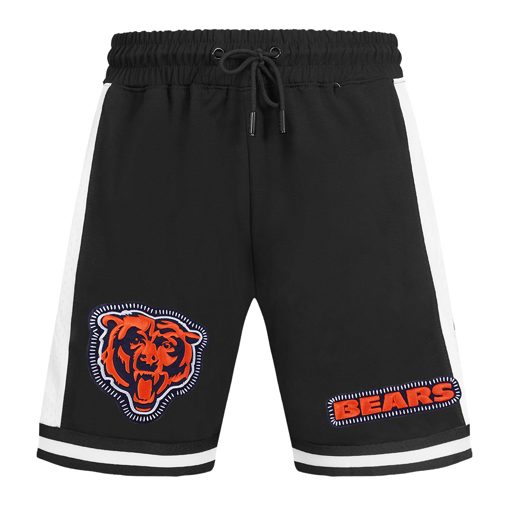 NFL CHICAGO BEARS DIY PICK STITCH MEN'S DOUBLE KNIT 2.0 SHORT (BLACK)
