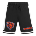 NFL CHICAGO BEARS DIY PICK STITCH MEN'S DOUBLE KNIT 2.0 SHORT (BLACK)