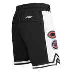 NFL CHICAGO BEARS DIY PICK STITCH MEN'S DOUBLE KNIT 2.0 SHORT (BLACK)