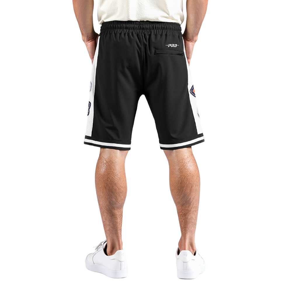 NFL CHICAGO BEARS DIY PICK STITCH MEN'S DOUBLE KNIT 2.0 SHORT (BLACK)