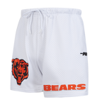 NFL CHICAGO BEARS SOUVENIR MEN'S MESH SHORT (WHITE)