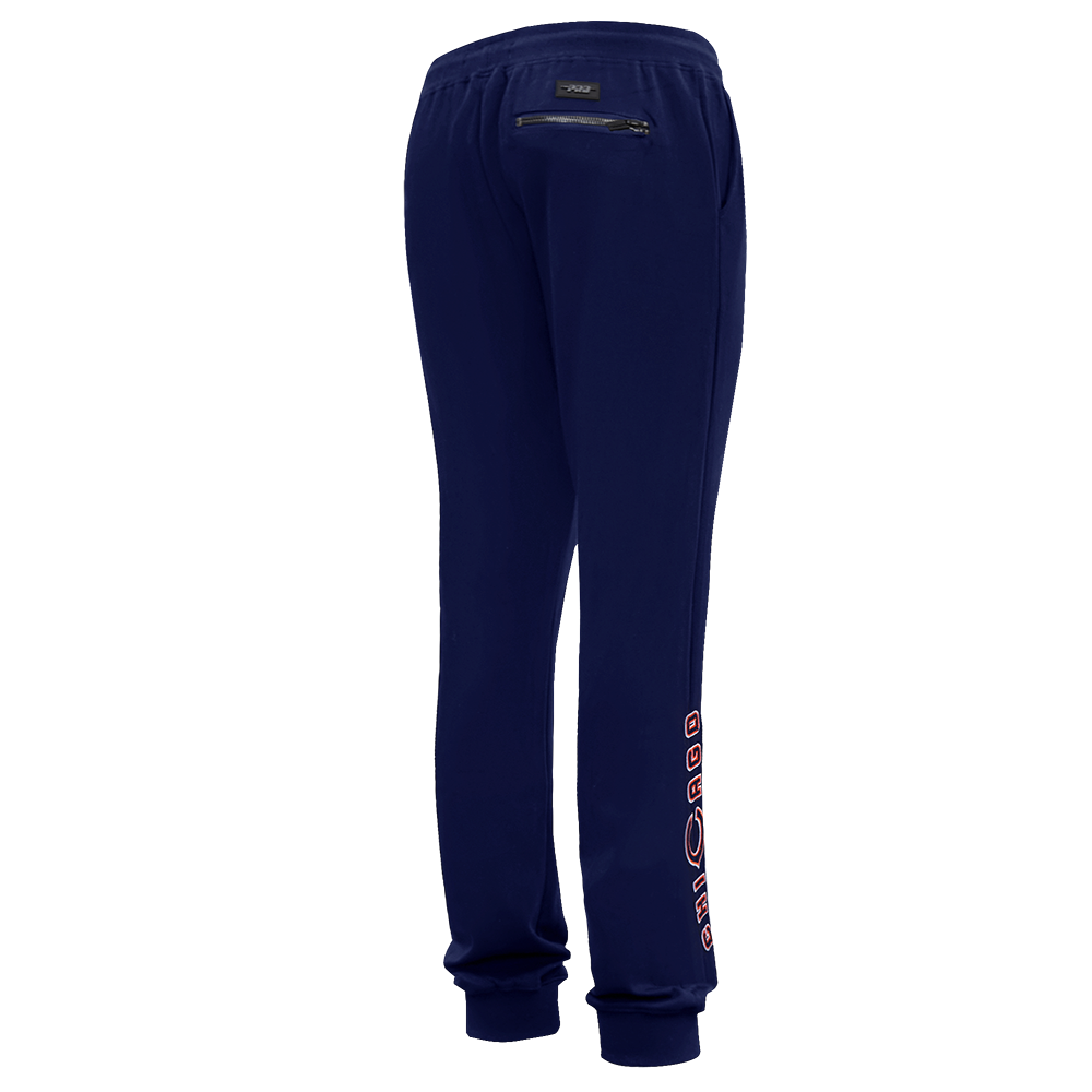 NFL CHICAGO BEARS CLASSIC CHENILLE MEN'S JOGGER (MIDNIGHT NAVY)
