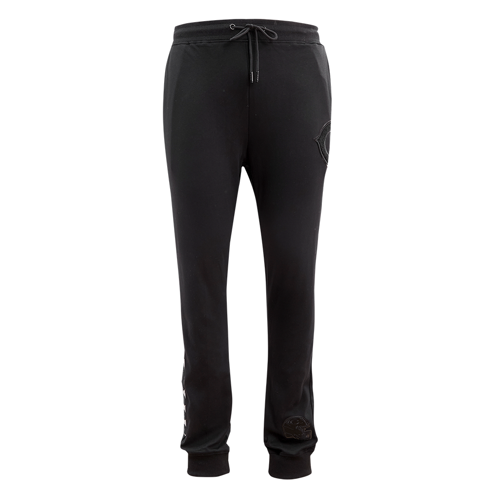 NFL CHICAGO BEARS TRIPLE BLACK PANTALON JOGGER POUR HOMME (TRIPLE NOIR)