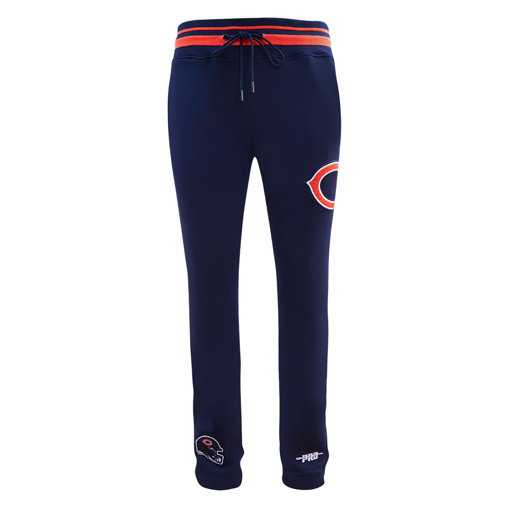 NFL CHICAGO BEARS MASHUP MEN'S RIB SWEATPANT (MIDNIGHT NAVY/ORANGE/MIDNIGHT NAVY)