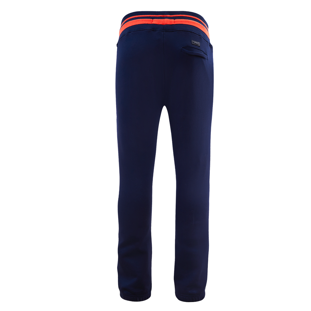 NFL CHICAGO BEARS MASHUP MEN'S RIB SWEATPANT (MIDNIGHT NAVY/ORANGE/MIDNIGHT NAVY)