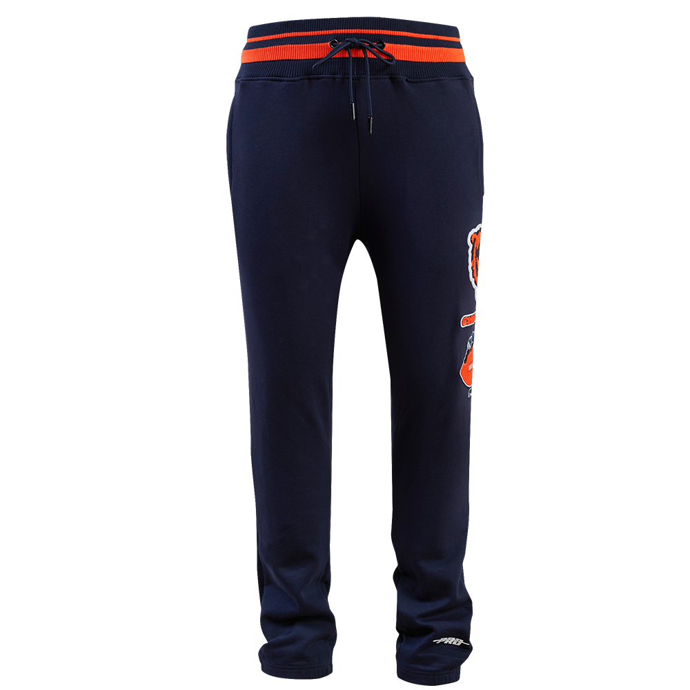 NFL CHICAGO BEARS RETRO CLASSIC MEN'S SWEATPANT (MIDNIGHT NAVY/ORANGE/MIDNIGHT NAVY)