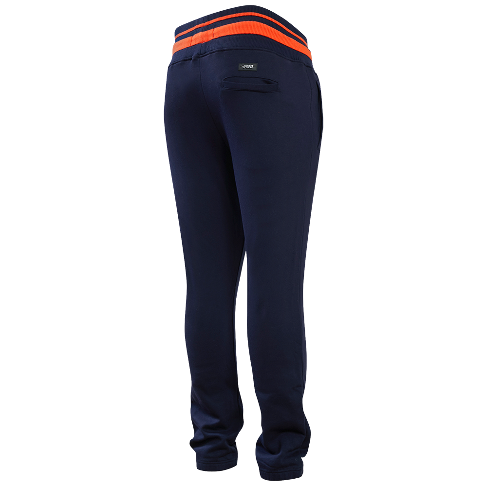 NFL CHICAGO BEARS RETRO CLASSIC MEN'S SWEATPANT (MIDNIGHT NAVY/ORANGE/MIDNIGHT NAVY)