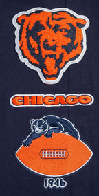 NFL CHICAGO BEARS RETRO CLASSIC MEN'S SWEATPANT (MIDNIGHT NAVY/ORANGE/MIDNIGHT NAVY)