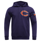NFL CHICAGO BEARS CLASSIC CHENILLE CHANDAIL À CAPUCHON POUR HOMME (MARINE MINUIT)