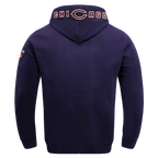 NFL CHICAGO BEARS CLASSIC CHENILLE CHANDAIL À CAPUCHON POUR HOMME (MARINE MINUIT)