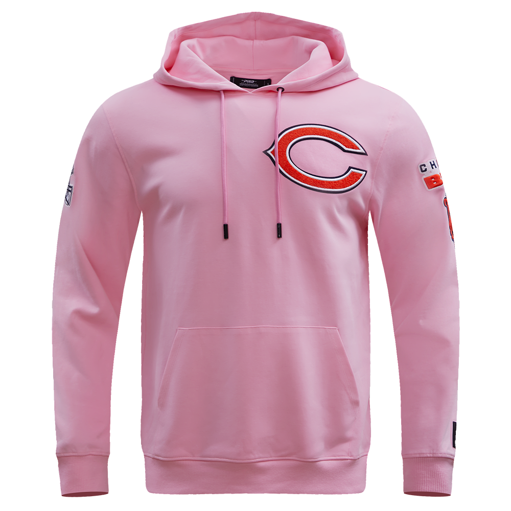 NFL CHICAGO BEARS CLASSIC CHENILLE CHANDAIL À CAPUCHON POUR HOMME (ROSE)