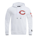 NFL CHICAGO BEARS CLASSIC CHENILLE MEN'S PULLOVER HOODIE (WHITE)