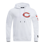 NFL CHICAGO BEARS CLASSIC CHENILLE MEN'S PULLOVER HOODIE (WHITE)