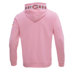 NFL CHICAGO BEARS CLASSIC CHENILLE MEN'S FULL ZIP HOODIE  (PINK)