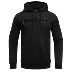 NFL CHICAGO BEARS TRIPLE BLACK MEN'S PULLOVER HOODIE (TRIPLE BLACK)