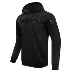 NFL CHICAGO BEARS TRIPLE BLACK MEN'S PULLOVER HOODIE (TRIPLE BLACK)