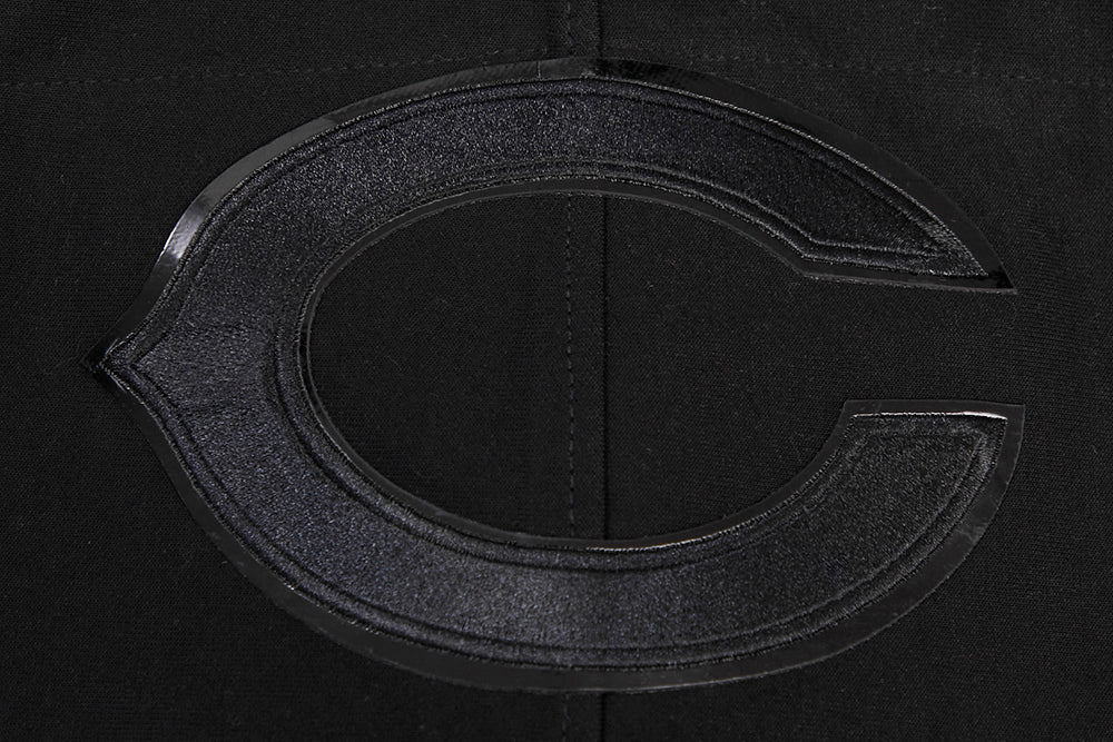 NFL CHICAGO BEARS TRIPLE BLACK MEN'S PULLOVER HOODIE (TRIPLE BLACK)