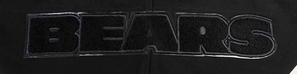 NFL CHICAGO BEARS TRIPLE BLACK CHANDAIL À CAPUCHON À GLISSIÈRE (TRIPLE NOIR)