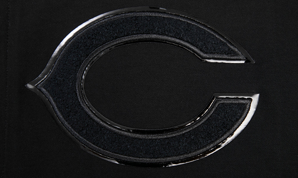 NFL CHICAGO BEARS TRIPLE BLACK CHANDAIL À CAPUCHON À GLISSIÈRE (TRIPLE NOIR)