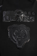 NFL CHICAGO BEARS TRIPLE BLACK CHANDAIL À CAPUCHON À GLISSIÈRE (TRIPLE NOIR)