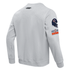 NFL CHICAGO BEARS OLD ENGLISH CHANDAIL À COL ROND EN MOLLETON POUR HOMME (GRIS CHINÉ)