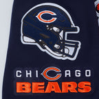 NFL CHICAGO BEARS OLD ENGLISH CHANDAIL À COL ROND EN MOLLETON POUR HOMME (MARINE MINUIT)