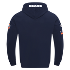 NFL CHICAGO BEARS OLD ENGLISH CHANDAIL À CAPUCHON POUR HOMME (MARINE MINUIT)