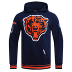 NFL CHICAGO BEARS CHANDAIL À CAPUCHON MASHUP CÔTELÉ POUR HOMME (MARINE MINUIT/ORANGE/MARINE MINUIT)