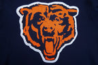 NFL CHICAGO BEARS CHANDAIL À CAPUCHON MASHUP CÔTELÉ POUR HOMME (MARINE MINUIT/ORANGE/MARINE MINUIT)