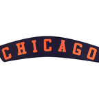 NFL CHICAGO BEARS WINGSPAN MEN'S DROP SHOULDER FLEECE PULLOVER HOODIE (MIDNIGHT NAVY)