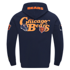 NFL CHICAGO BEARS SOUVENIR CHANDAIL À CAPUCHON EN MOLLETON POUR HOMME (MARINE MINUIT)