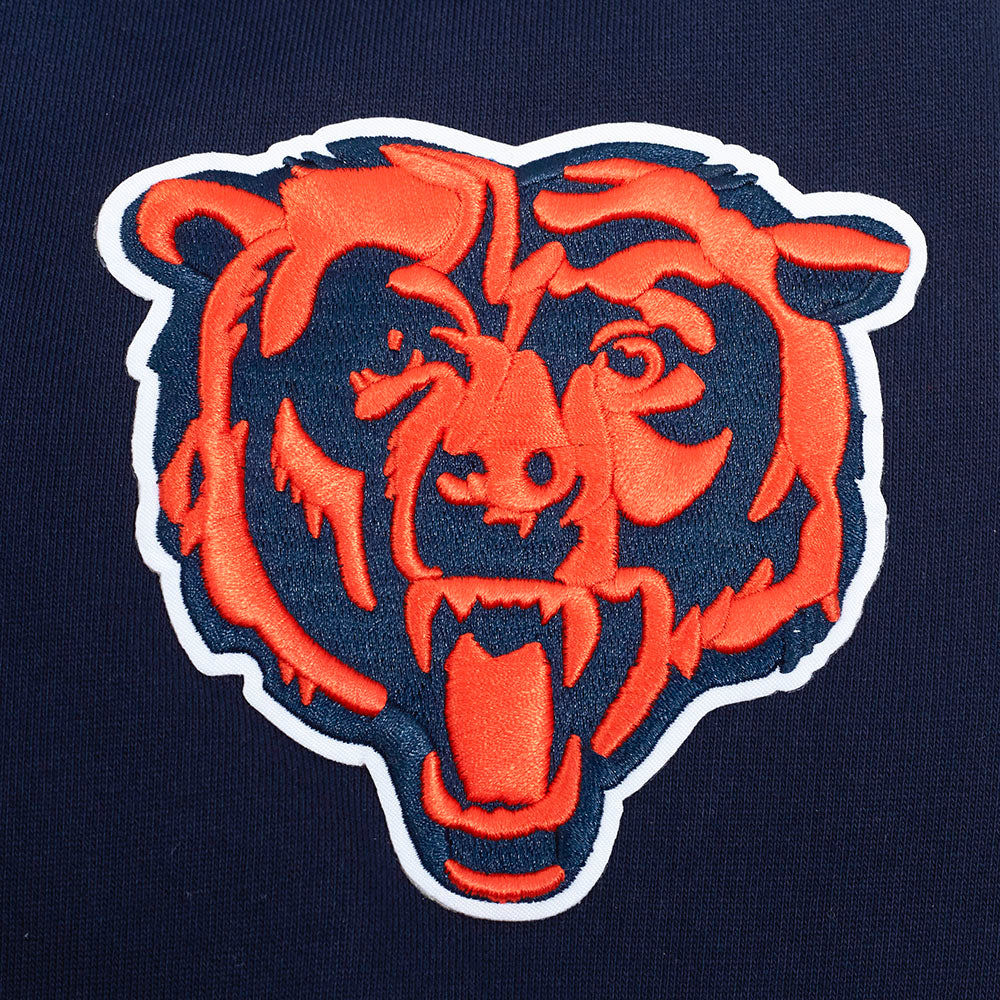 NFL CHICAGO BEARS SOUVENIR CHANDAIL À CAPUCHON EN MOLLETON POUR HOMME (MARINE MINUIT)