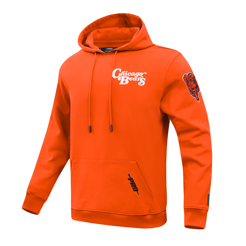NFL CHICAGO BEARS SOUVENIR CHANDAIL À CAPUCHON EN MOLLETON POUR HOMME (ORANGE)