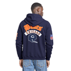 NFL CHICAGO BEARS BEST OF MEN'S DROP SHOULDER FLC PO HOODIE (MIDNIGHT NAVY)
