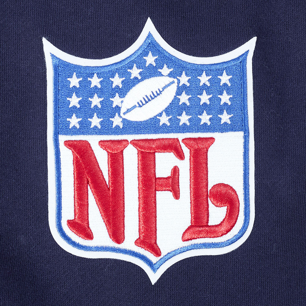 NFL CHICAGO BEARS BEST OF MEN'S DROP SHOULDER FLC PO HOODIE (MIDNIGHT NAVY)