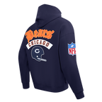 NFL CHICAGO BEARS BEST OF MEN'S DROP SHOULDER FLC PO HOODIE (MIDNIGHT NAVY)