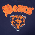 NFL CHICAGO BEARS BEST OF MEN'S DROP SHOULDER FLC PO HOODIE (MIDNIGHT NAVY)