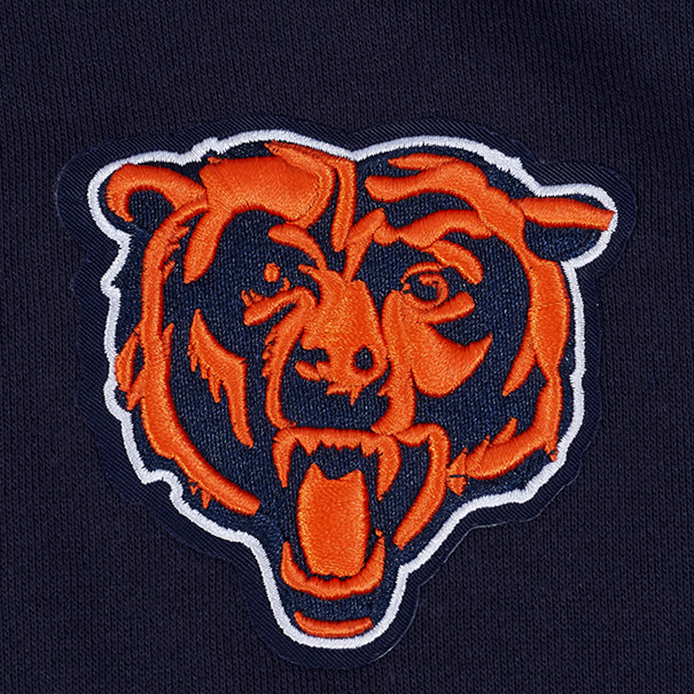NFL CHICAGO BEARS CLASSIC ICON CHANDAIL À CAPUCHON À GLISSIÈRE POUR HOMME (MARINE MINUIT)