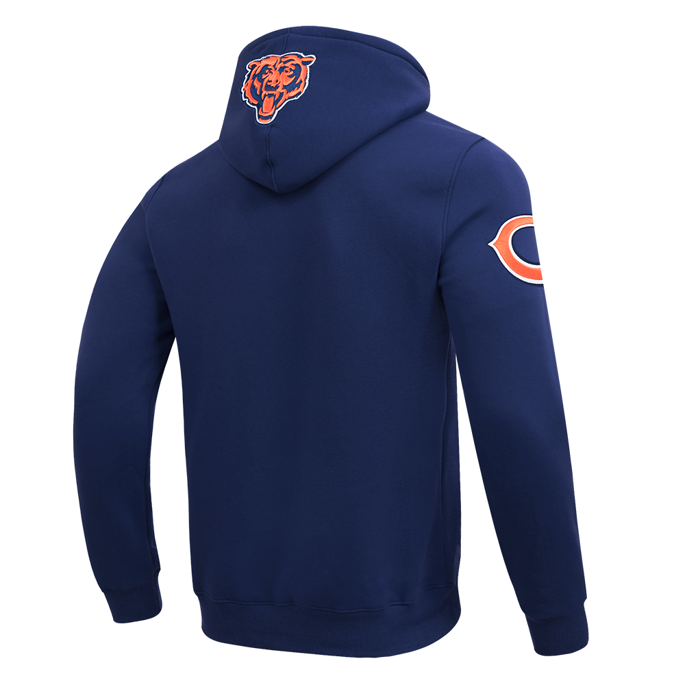 NFL CHICAGO BEARS CITY ARCH CHANDAIL À CAPUCHON EN MOLLETON POUR HOMME (MARINE MINUIT)